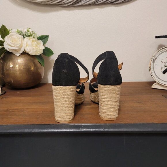 Mi iM "Lynn" Chunky Espadrille Wedge Heels Sz 8.5 - Picture 7 of 10